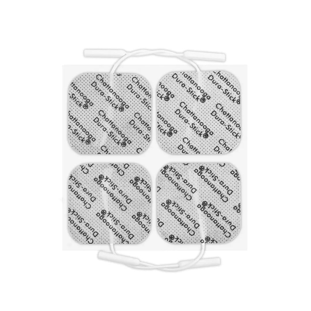 Electrodes autocollantes repositionnables à fil Dura-Stick® (Carbon Gel) 50 x 50 mm