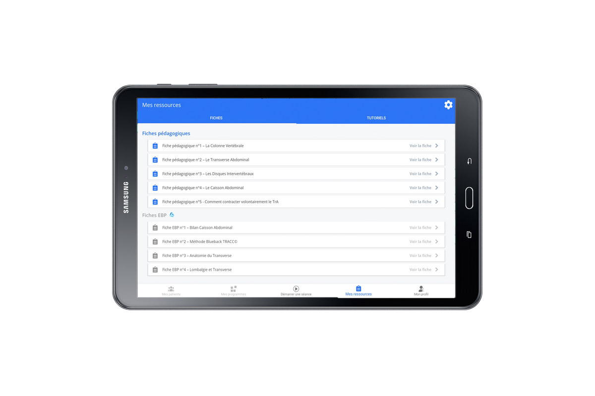 Pack Blueback Physio Configuration PRO + Tablette configurée