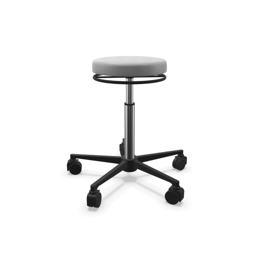Tabouret Varimed schmitzgris clair pied ABS