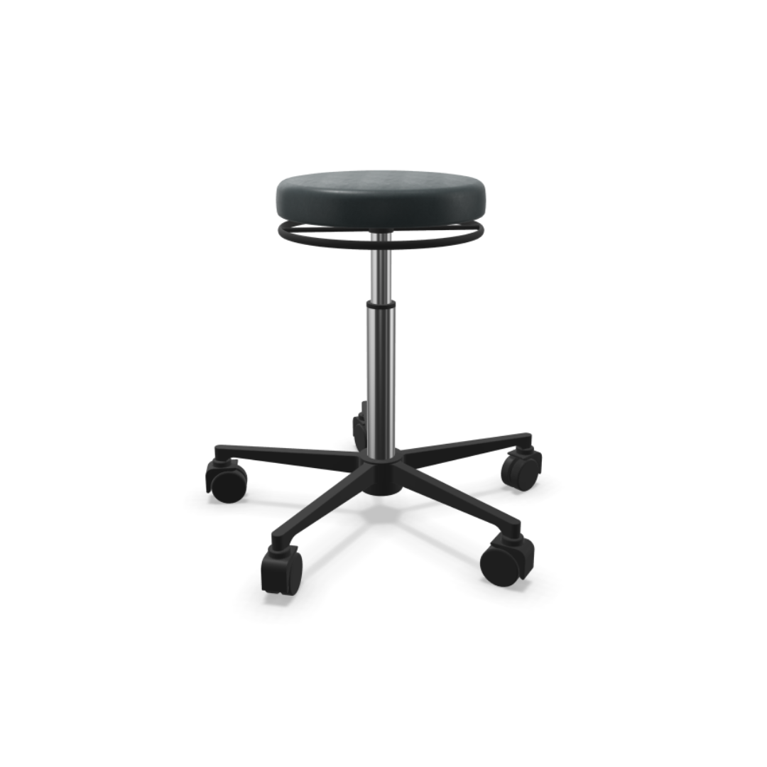 Tabouret Varimed schmitzgris foncé pied ABS