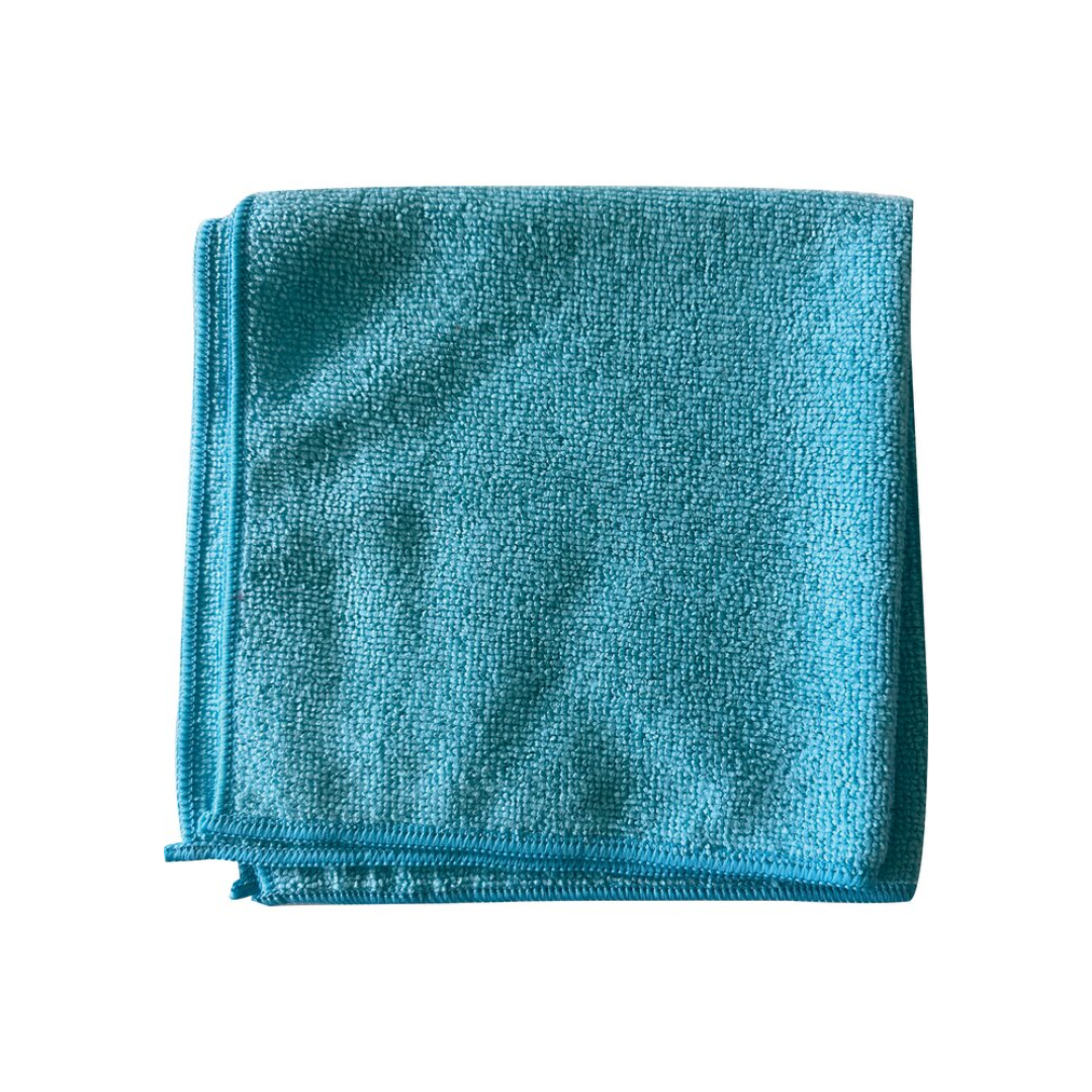 MICROFIBRE BOUCLETTE couleur BLEUE 200gr/m2 - 38x38cm - 5 lavettes