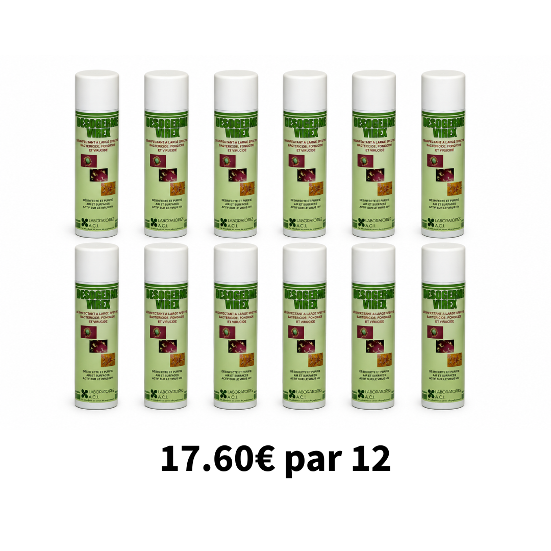 Bombe désinfectante spray Desogerme Virex 500 ml
