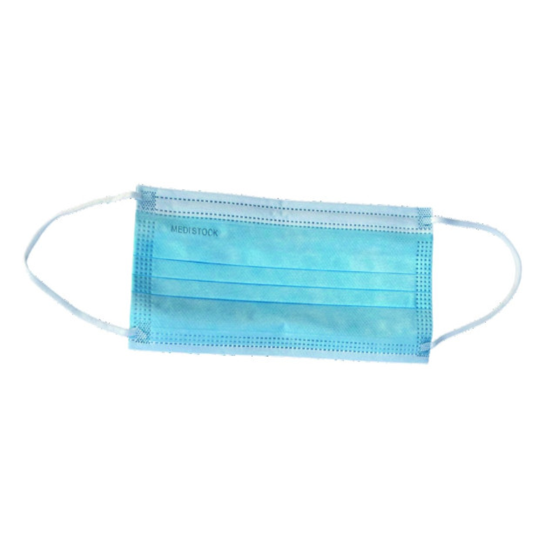 Masques chirurgicaux 2 plis bleus