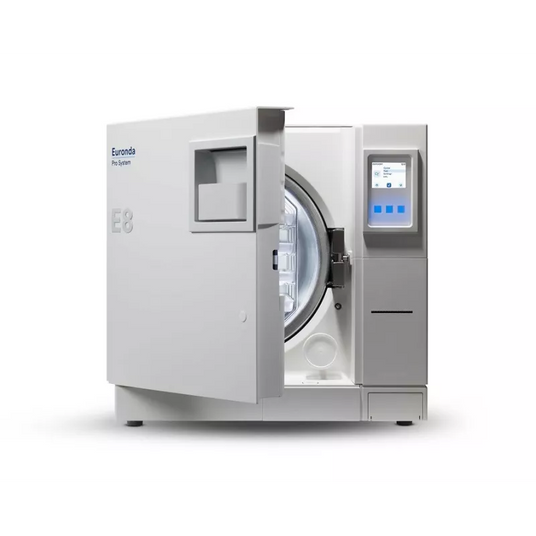 stérilisateur autoclave E8 euronda porte semi ouverte