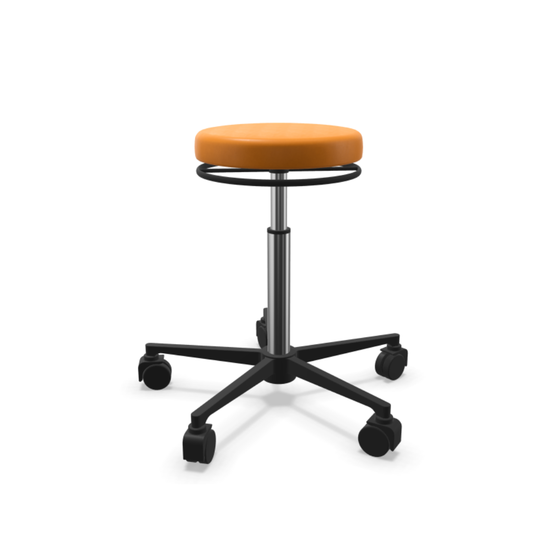 Tabouret Varimed schmitz orange pied ABS
