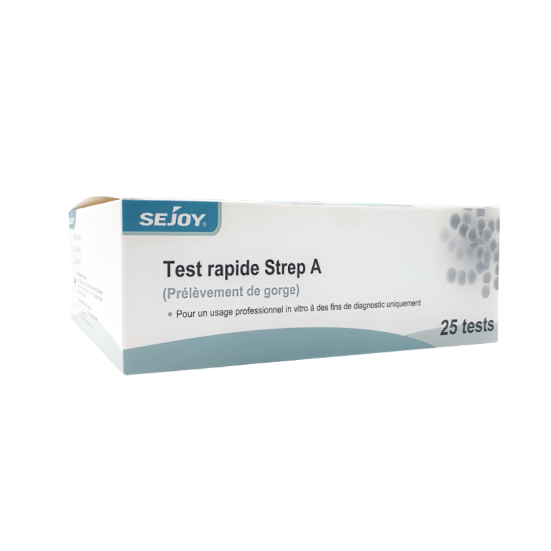 Test angine Strep A - Boite de 25 - SEJOY