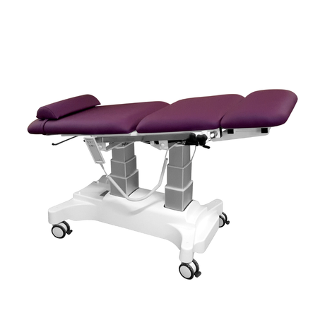 Fauteuil de gynécologie LE QUESNOY VOG médical avec étriers Position allongée