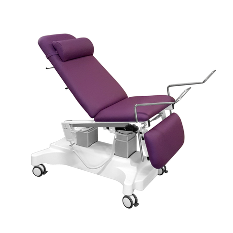 Fauteuil de gynécologie LE QUESNOY VOG médical avec étriers Position assise
