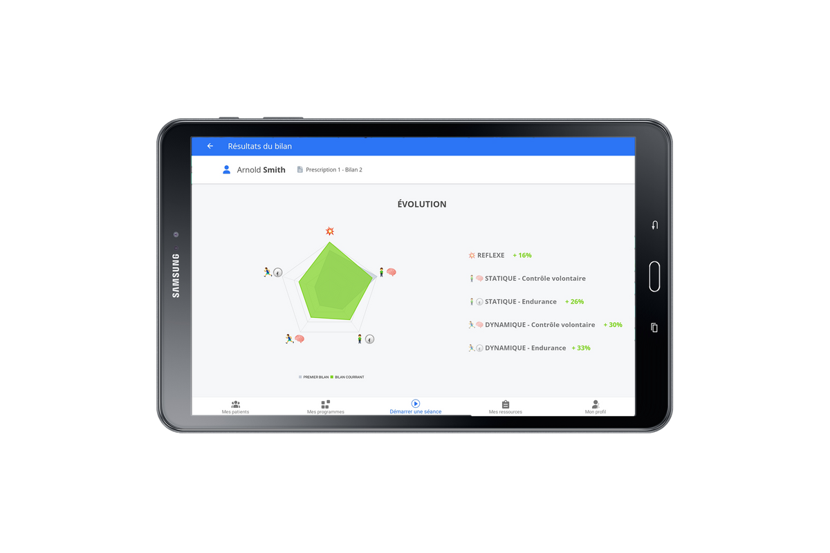 Blueback Physio - Configuration PRO