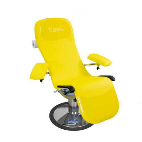 fauteuil de prélèvement jaune