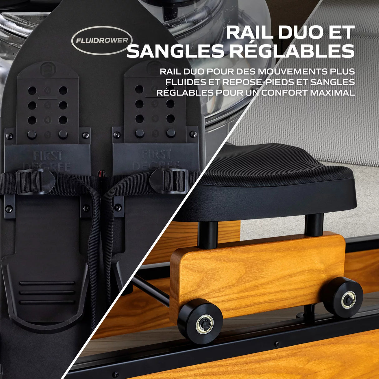 Rameur Fluid Rower – Apollo Plus