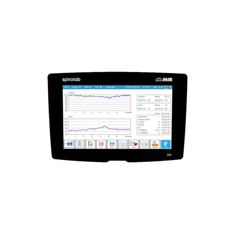 interface spirolab spirometre de table mir