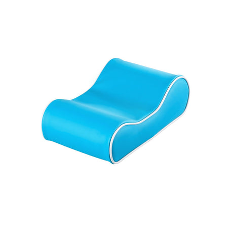 coussin cervicale bleu