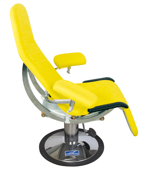 fauteuil de prélèvement jaune promotal
