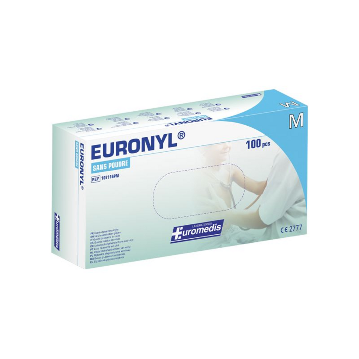 Gants d'examen vinyle Euronyl® - XS au L