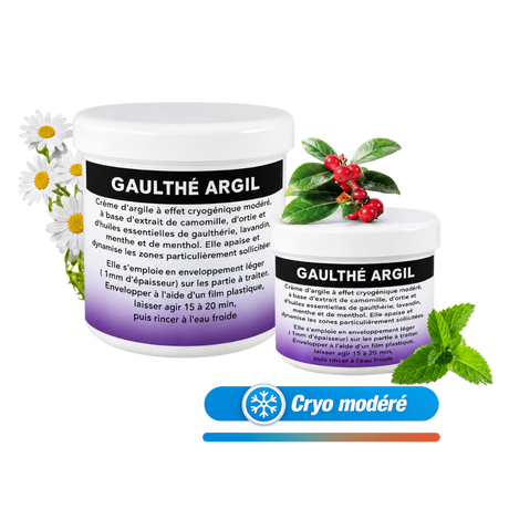 argile de soins à la gaulthérie