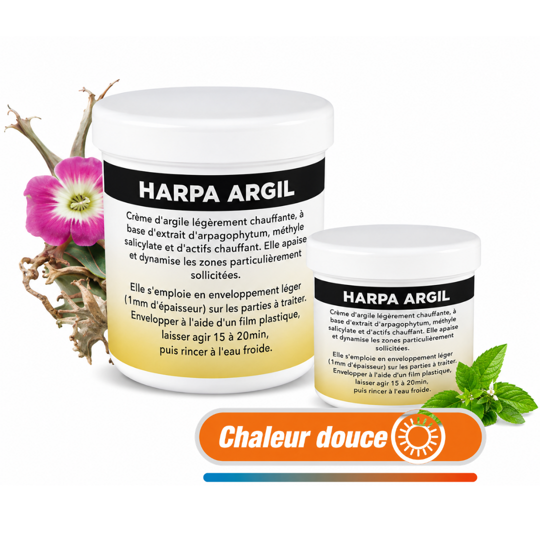 argile de soin à l'harpago