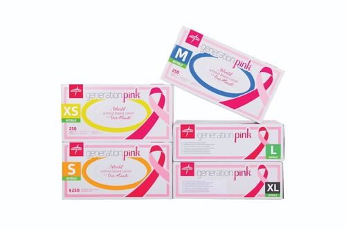 Gants nitriles roses Génération PINK - Boite de 250