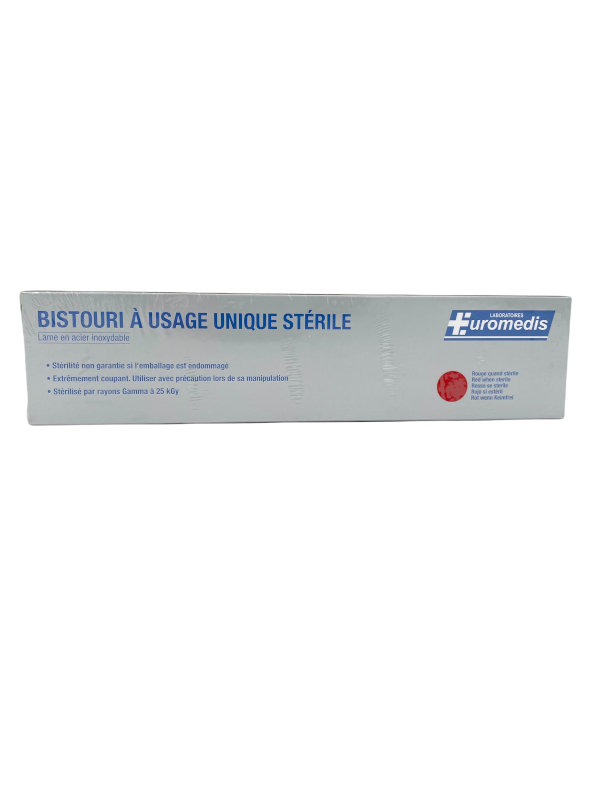 Boîte de 10 bistouris stériles - Différentes tailles