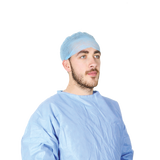 Bonnet de chirurgien 25g/m2 - Bleu - Sachet de 100