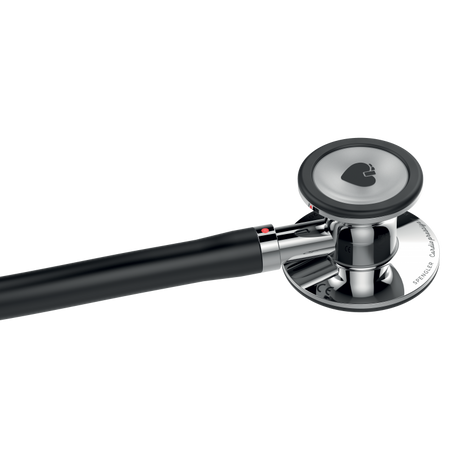 tête inox Stéthoscope Cardio Prestige II Double pavillon noir