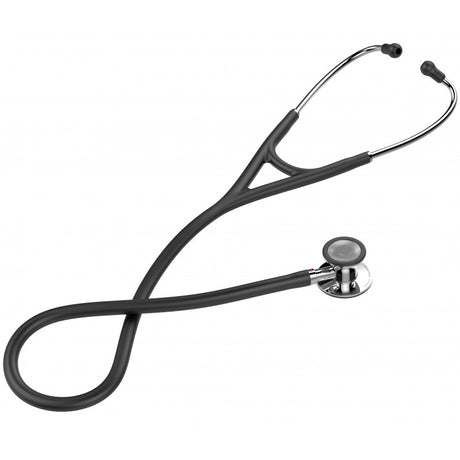 Stéthoscope Cardio Prestige II Double pavillon noir finition inox