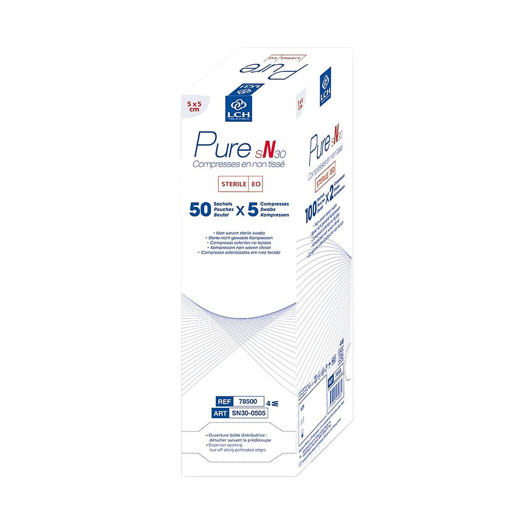 Compresses non tissées, Stériles 30g