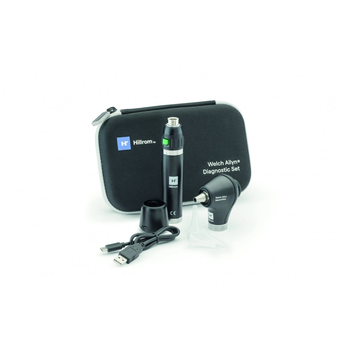 Pack Otoscope MacroView 2 LED avec manche Lithium USB rechargeable