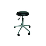 Tabouret Hades noir Assise tendue