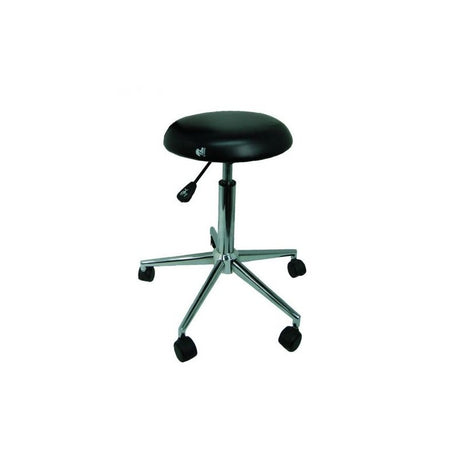 Tabouret Hades noir Assise tendue